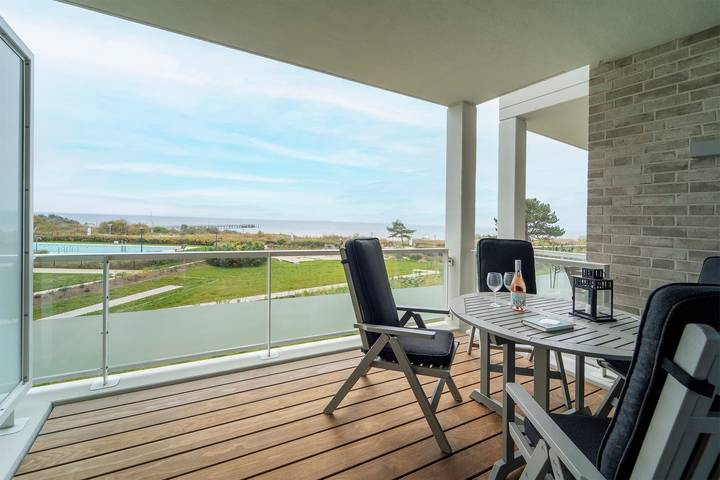 Ferienwohnung für 4 Personen, mit Garten und Balkon, kinderfreundlich in Neustadt in Holstein