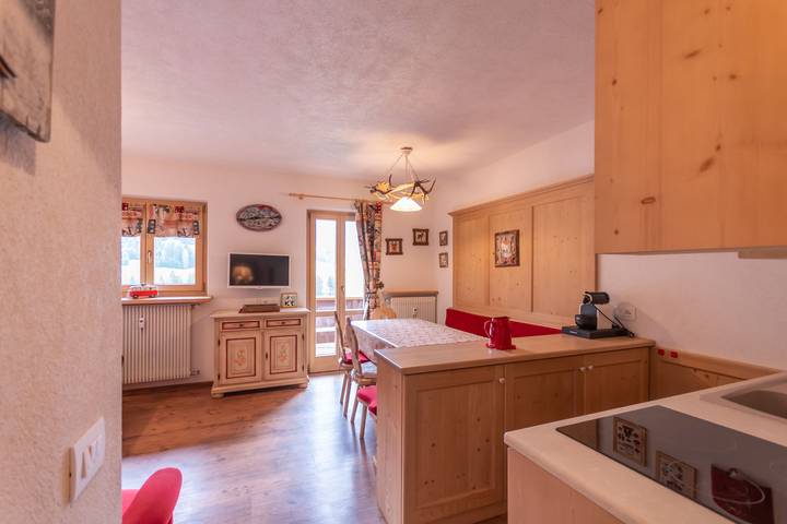 Appartamento per 4 persone, con Balcone a Pera di Fassa