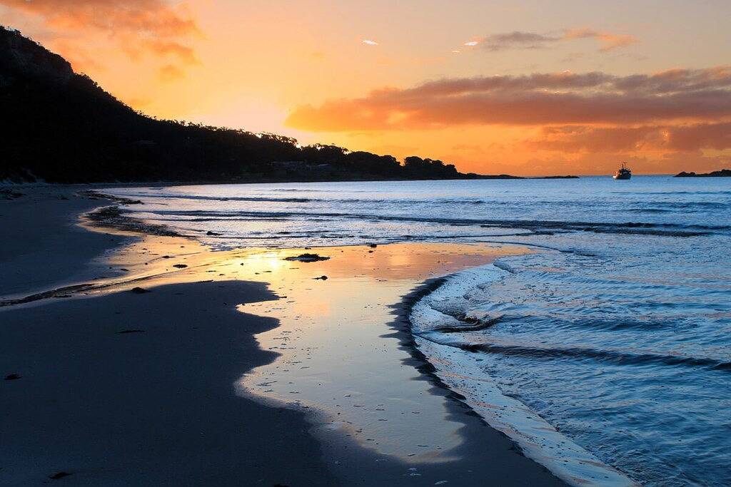 Albies Cottage: Hübsches, abgelegenes Holzhaus in einem Buschblock am Meer in Tasmanien