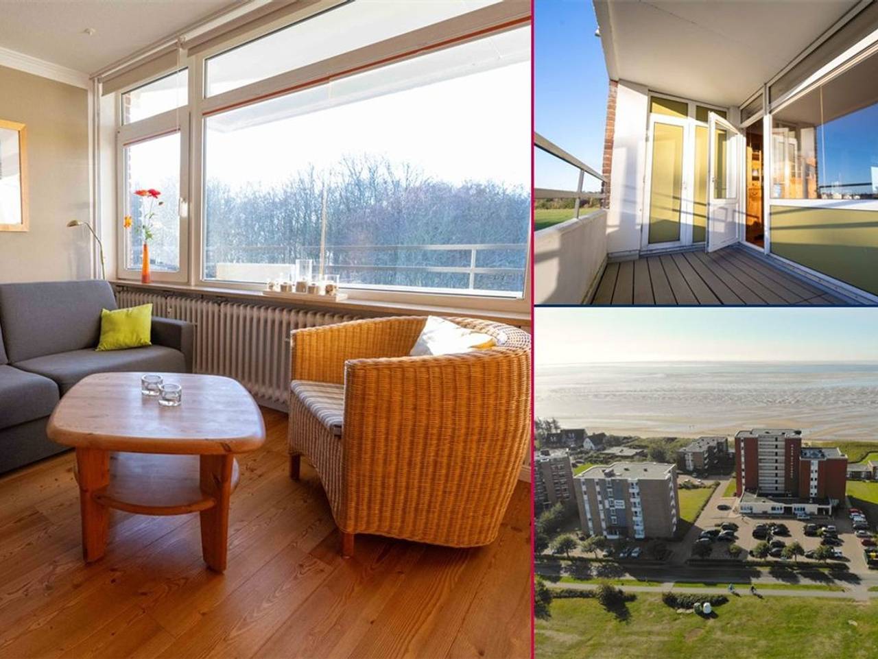 Ganze Ferienwohnung, Haus Oland Wohnung 20 - "Traumhafte Ferienwohnung mit Meerblick – Erholung an der Nordsee!" in Greveling, Wyk auf Föhr