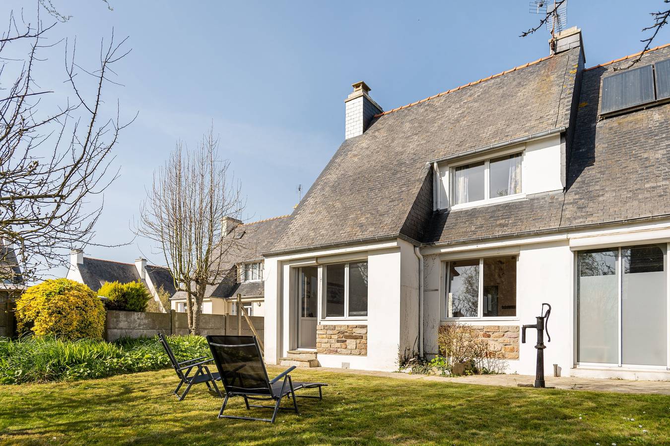 Ferienhaus für 7 Personen mit Terrasse in Saint-Cast-le-Guildo, Dinan und Umgebung