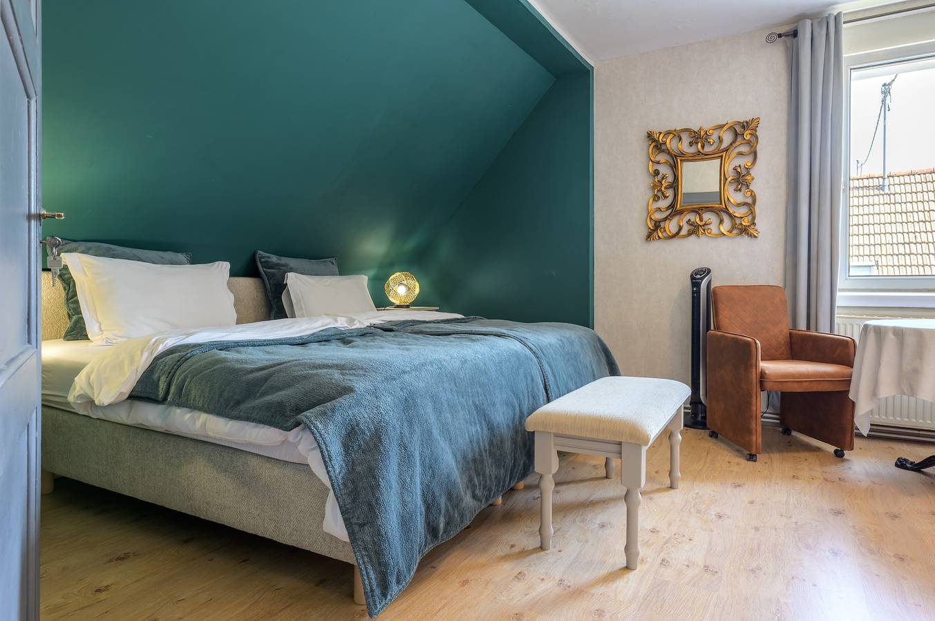 Gastenkamer 'Chambre Marguerite' met gedeeld zwembad, terras en wifi in Sélestat, Regio Sélestat-Erstein