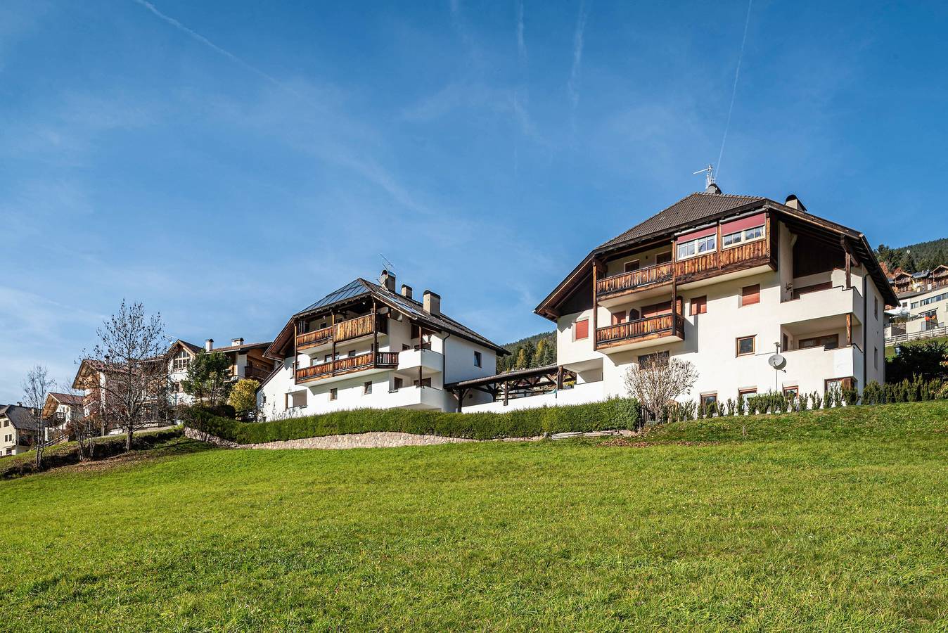 Hel lägenhet, Apartment "Villa Erina C3" with Mountain View, Terrace & Wi-Fi in Urtijëi, Dolomiti Superski