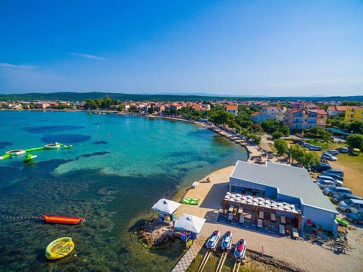 Ganze Ferienwohnung, Zimmer in Sukošan mit Balkon, Klimaanlage, W-Lan (5188-1) in Sukosan, Zadar