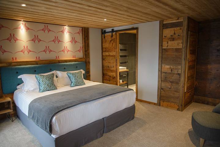Chambre d’hôte pour 2 personnes, avec jardin et balcon, adapté aux familles à La Chapelle-d'Abondance