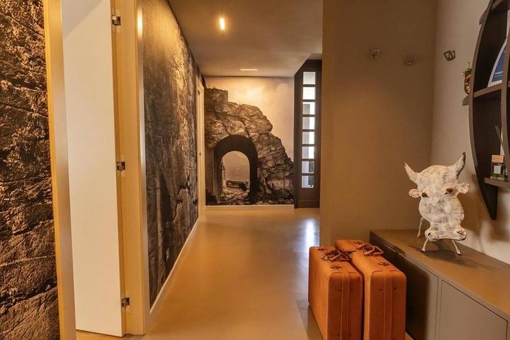 Ferienwohnung für 5 Personen, mit Ausblick und Balkon sowie Sauna in Aosta