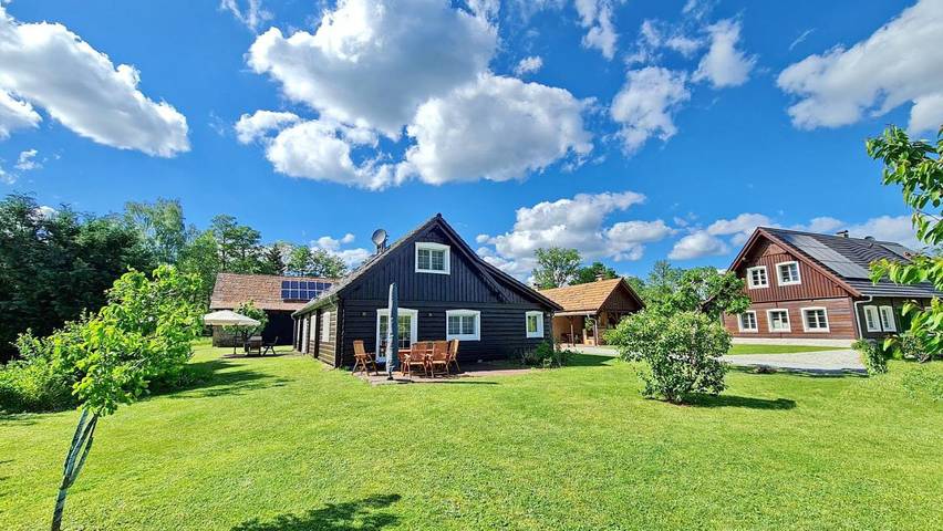 Ferienhaus für 9 Personen, mit Garten und Ausblick im Spreewald