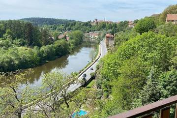 Gîte pour 2 personnes, avec vue et terrasse à Tábor