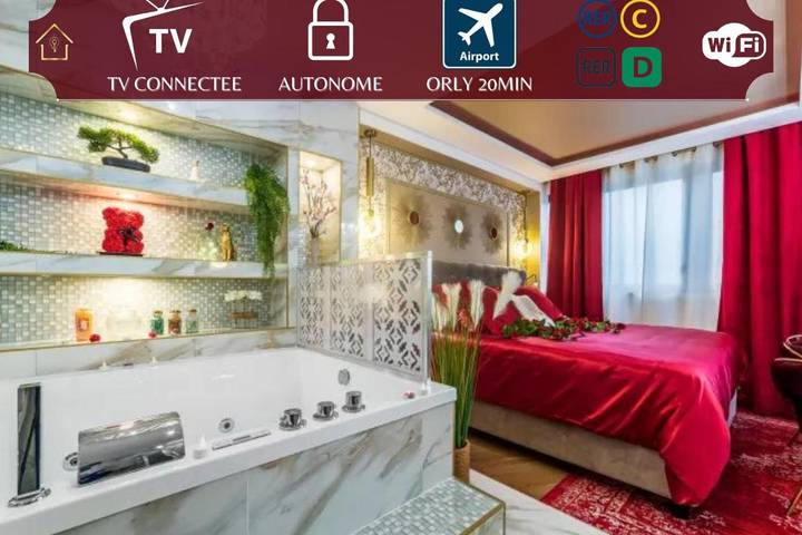 Appartement de vacances pour 2 personnes, avec jacuzzi