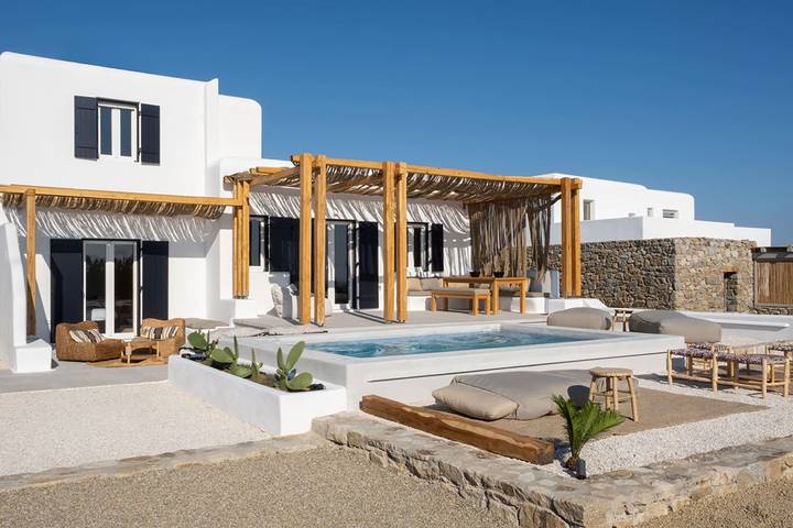 Villa con piscina per 8 persone, con giardino a Mykonos
