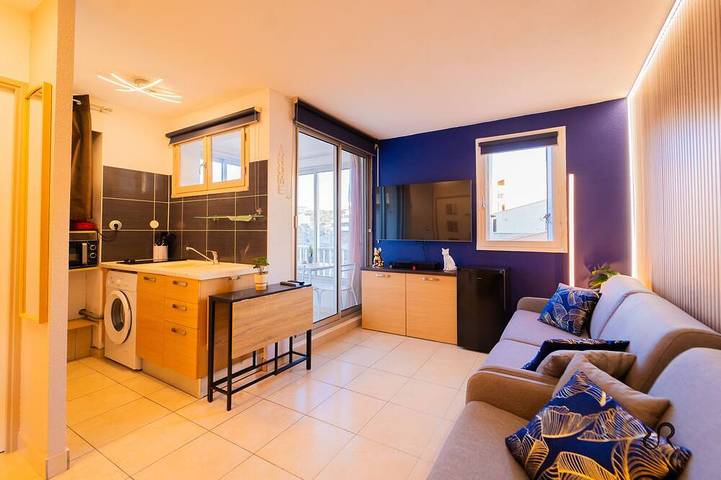 Appartement de vacances pour 2 personnes, avec Terrasse et Piscine
