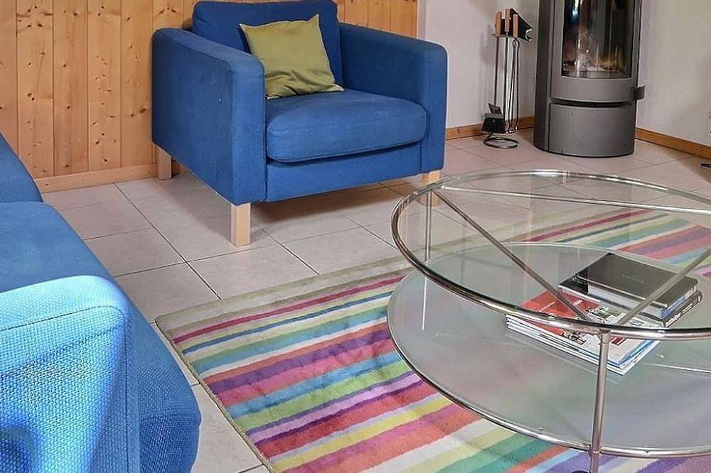 Ganze Wohnung, Sehr komfortable Wohnung für 4 Personen, Wohnzimmer mit Heizofen, Kochnische mit Geschirrspüler, 1 D in Grimentz, Anniviers