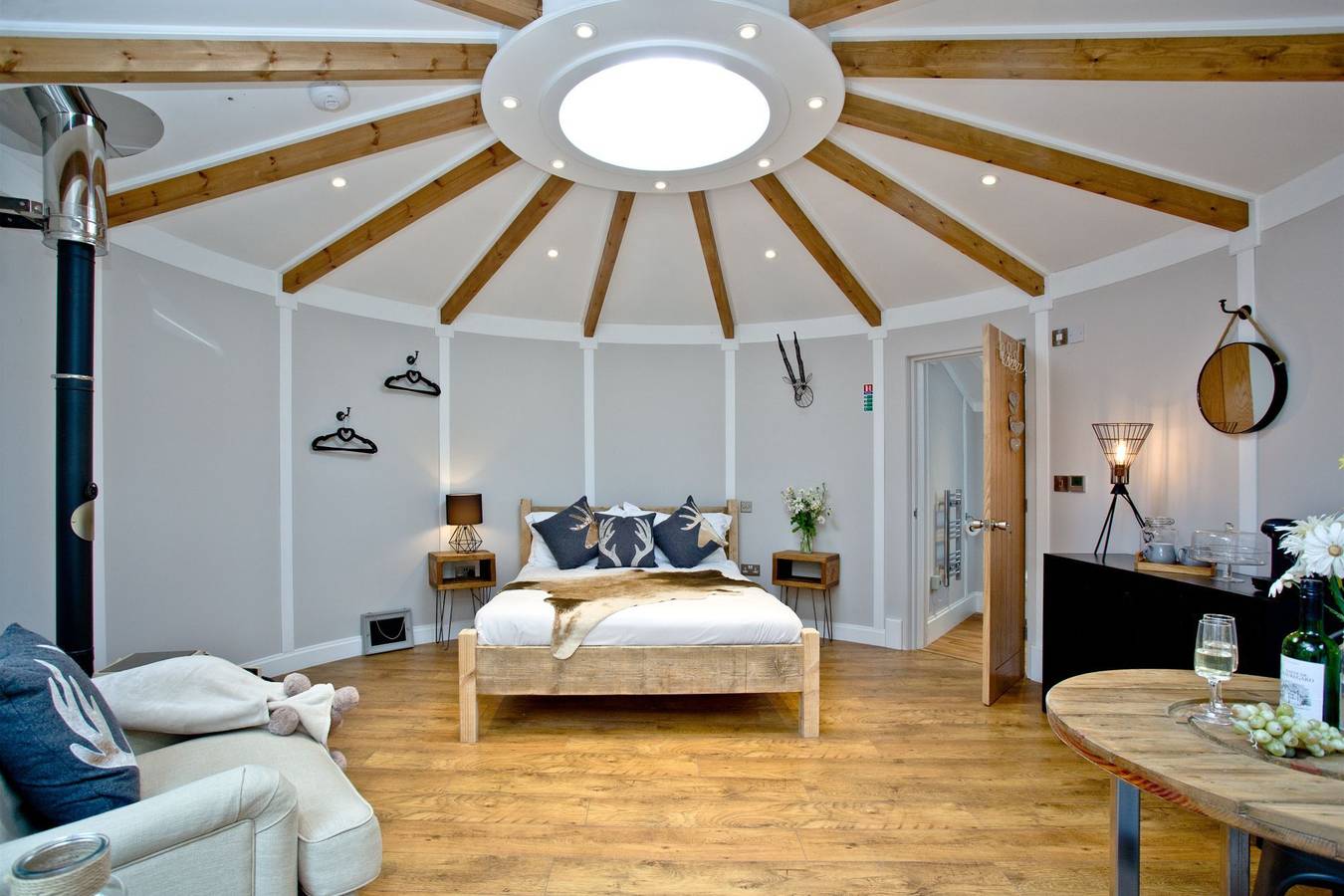 Lodge für 2 Personen mit Whirlpool in Cornwall
