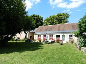 Gîte pour 4 personnes, avec jardin à Lussault-sur-Loire