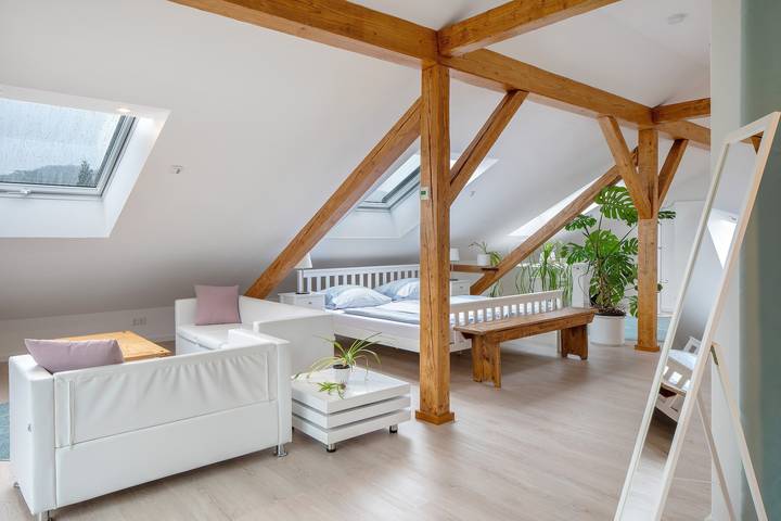 Ganzes Studio, Einzimmerapartment 'Engelsloft' mit Balkon und Wi-Fi in Endingen, Kaiserstuhl