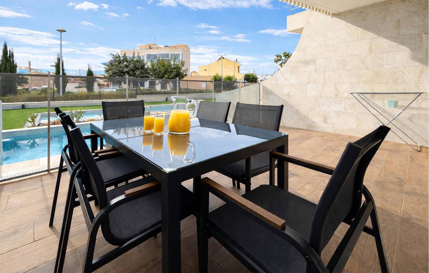 Appartement de vacances entier, Charmant appartement de 2 chambres avec piscine et terrasse près de Pilar de la Horadada in Pilar de la Horadada, Costa Blanca
