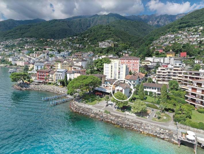 Ferienhaus für 4 Personen, mit Balkon und Seeblick in Brissago