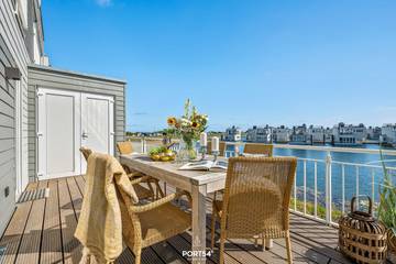 Ferienhaus mit Meerblick für 6 Personen, mit Ausblick und Garten sowie Sauna, mit Haustier in Schlei
