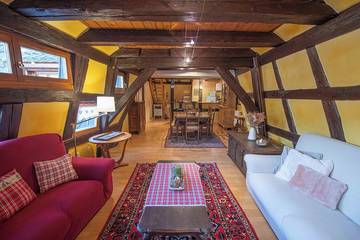 Ferienwohnung für 6 Personen, mit Garten in Riquewihr