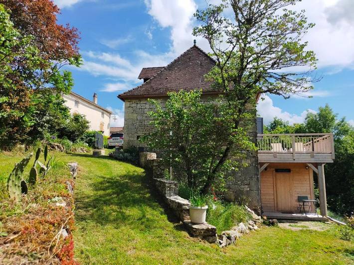 Maison de vacances pour 2 personnes, avec Terrasse ainsi que Jardin et Vue