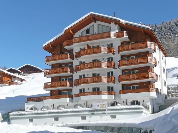 Vakantiewoning voor 6 personen, met sauna en balkon in Leukerbad