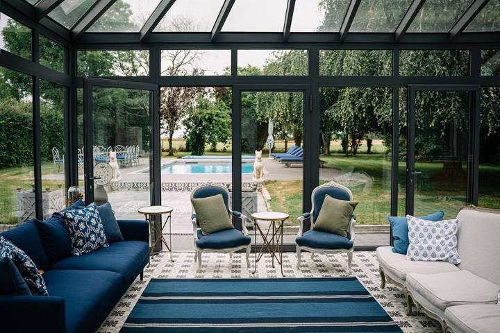 Château pour 12 personnes avec jardin in Épreville-en-Roumois, Région de Bernay