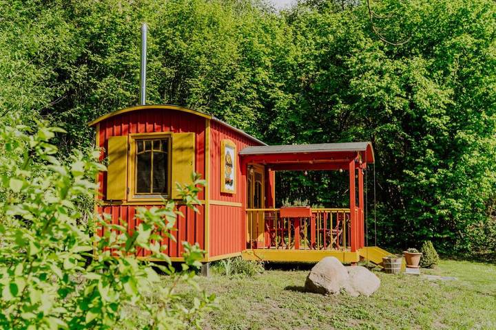 Landhaus für 2 Personen, mit Terrasse und Garten sowie Sauna in Prignitz - 3