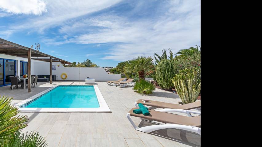 Ferienhaus für 6 Personen, mit Garten und Pool, kinderfreundlich in Spanien - 4