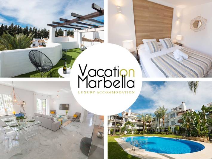 Appartamento per 6 persone, con terrazza e piscina in Los Naranjos de Marbella