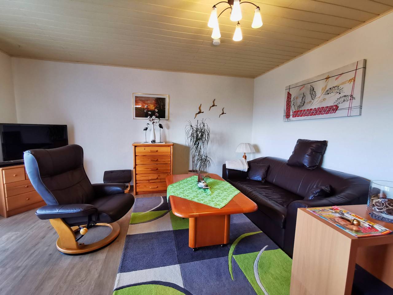 Ganze Wohnung, Ferienwohnung 'Zur Schönen Aussicht' mit Bergblick, privater Terrasse und Wlan in Schotten, Vogelsberg Region