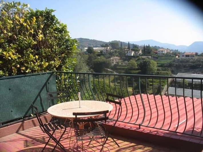 Ferienhaus mit Meerblick für 5 Personen, mit Ausblick und Garten in Nizza