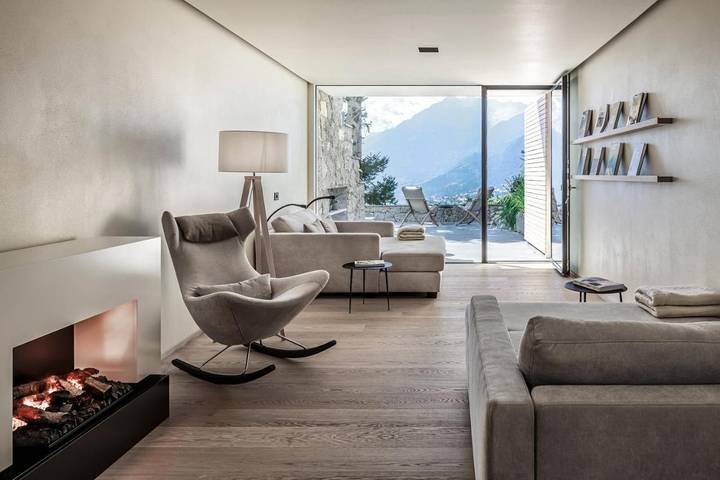 Apartament wakacyjny dla 2 osób, z basen i ogród oraz jacuzzi i sauna w Meran