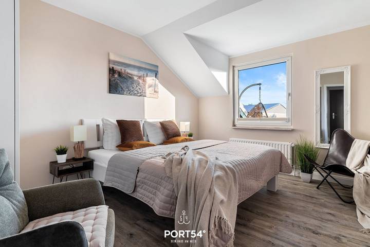Ganze Wohnung, Deck 8 - für 3 Personen, zentrale Lage, ideal für Fahrradausflüge in Büsum, Kreis Dithmarschen