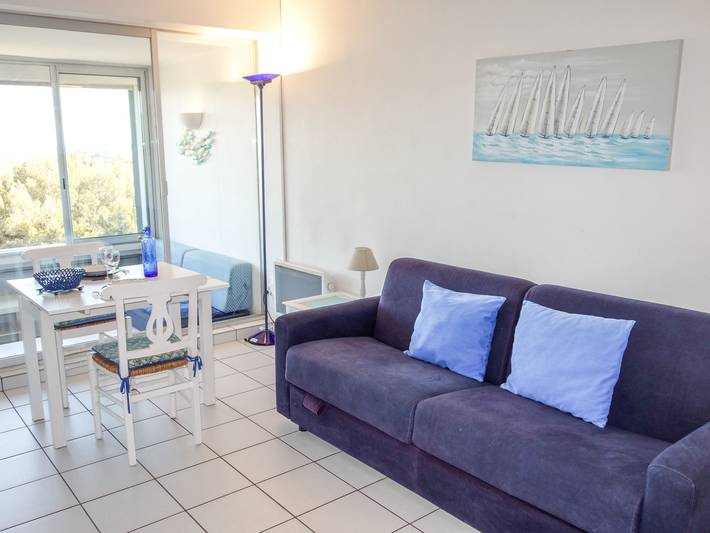 Ferienwohnung für 2 Personen, mit Balkon und Terrasse sowie Garten und Ausblick in Bandol - 4
