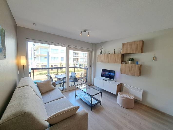 Gîte pour 4 personnes, avec jardin et balcon, adapté aux familles dans Ostdunkerque-Bains - 2