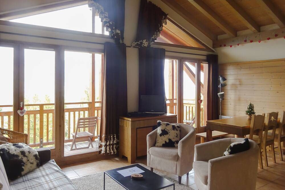 Apartamento entero, Apartamento de lujo con impresionantes vistas al Mont Blanc en el centro de Paradiski in La Plagne, Bellentre