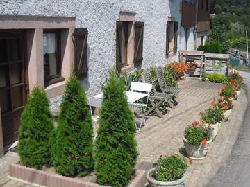 Gîte pour 3 personnes, avec jardin et vue à Docelles