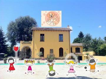 Chambre d’hôte pour 4 personnes, avec vue ainsi que piscine et jardin, animaux acceptés à Ronciglione