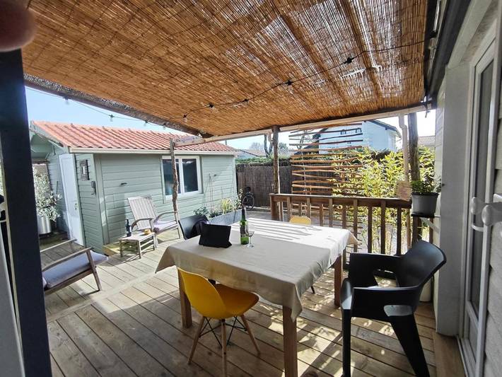 Gîte pour 4 personnes, avec terrasse et piscine dans Plage de La Hume - 2