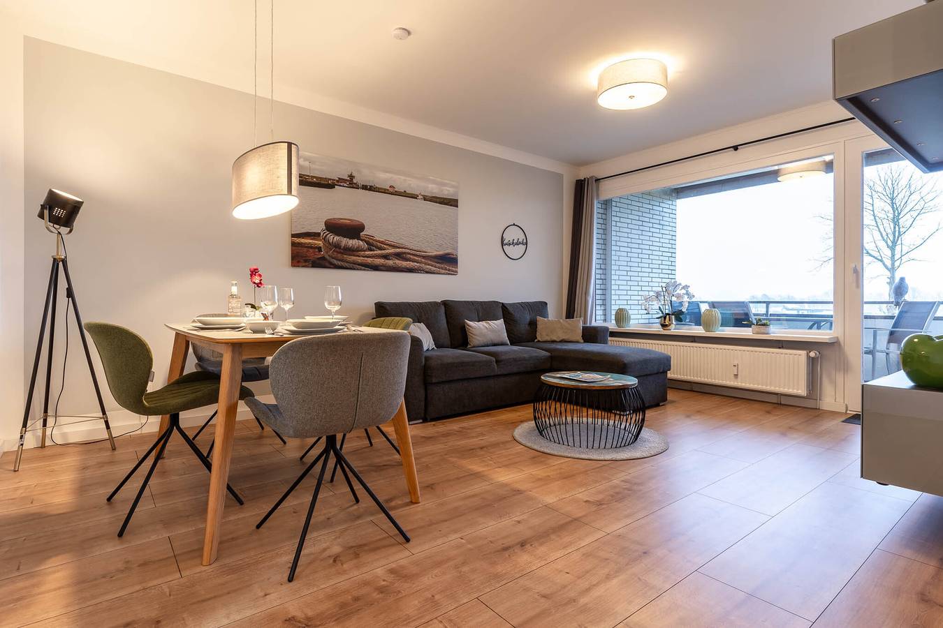 Ganze Ferienwohnung, Wohnanlage Stinteck 37a - Fewo Nordseeglück - 2-Raum-Ferienwohnung Nordseeglück 255/101 in Stinteck, Westerdeichstrich
