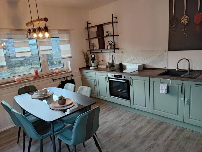 Ferienhaus für 6 Personen, mit Ausblick und Garten, kinderfreundlich in Frankenblick