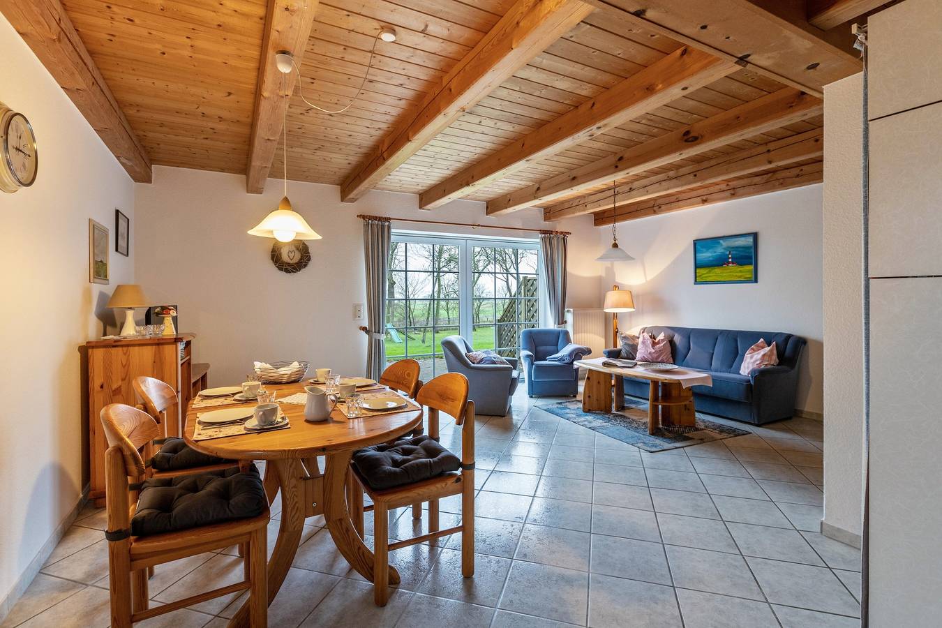 Ganze Wohnung, Ferienwohnung 1 auf dem Schäferhof Dircks Fewo an der Nordsee in Westerhever, Eiderstedt