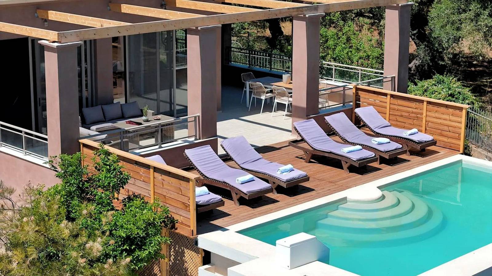 Villa für 10 Personen mit Meerblick in Bochali, Zakynthos