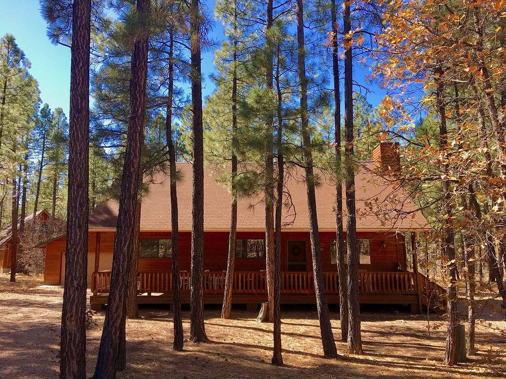 Luxury Cabin Retreat auf geräumigen Waldgrundstück in Navajo County