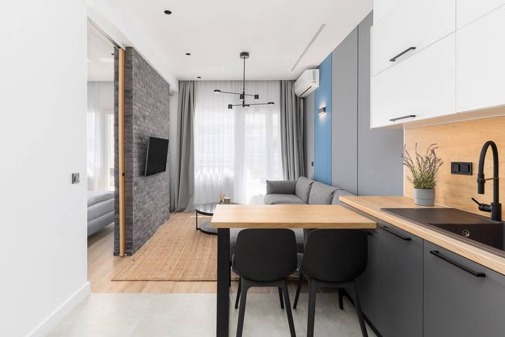 Apartamento entero, Apartamento de vacaciones para 2 personas con balcón in Ladadika, Región de Thessaloniki