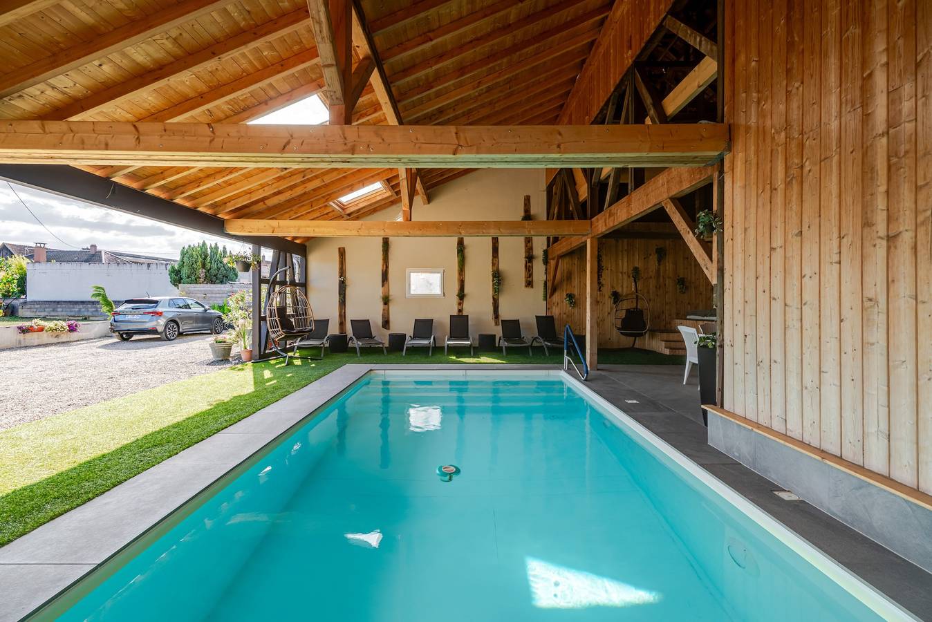 Gîte kymsourit : grand gîte **** avec piscine - sauna in Sand, Région de Sélestat-Erstein