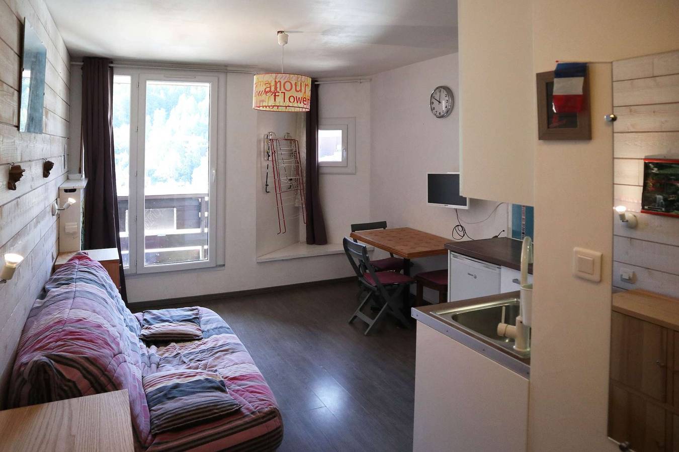 Ganze Ferienwohnung, Ferienwohnung für 2 Personen mit Balkon in Les Orres, Nationalpark Écrins