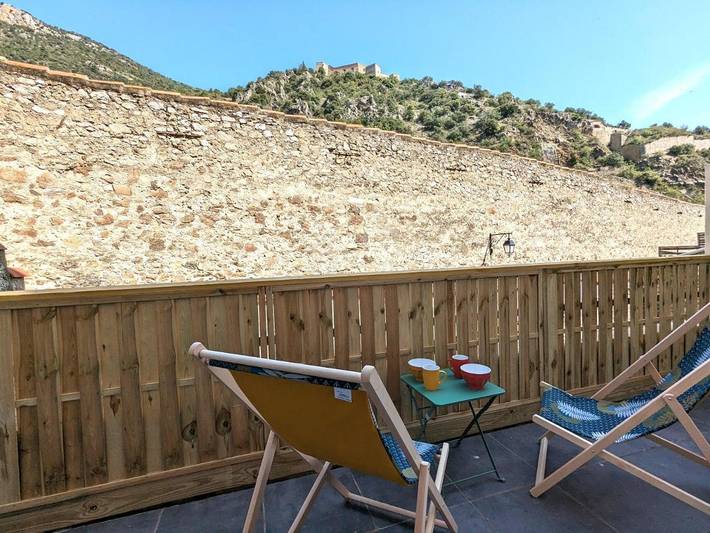 Appartement de vacances pour 4 personnes, avec terrasse et vue