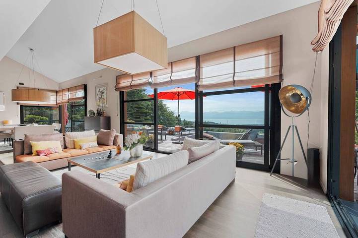 Villa für 9 Personen, mit Whirlpool und Balkon sowie Pool und Garten am Genfer See - 4