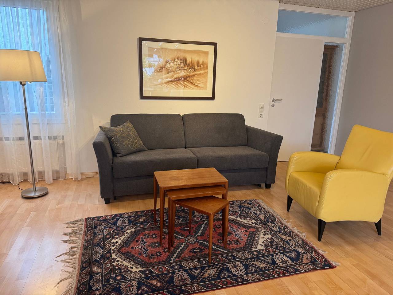 Ganze Wohnung, Apartment „Alm-Atelier“ mit Bergblick, privater Terrasse und Wlan in Durbach, Mittlerer Schwarzwald